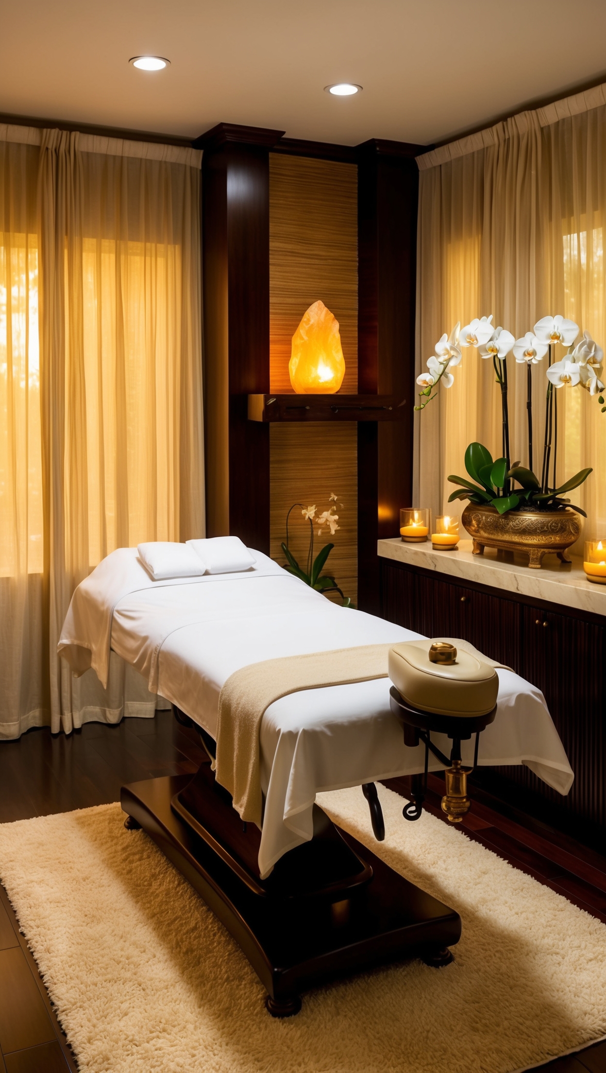 Tina Thai Therapy treatment room — calm, relaxing spa environment